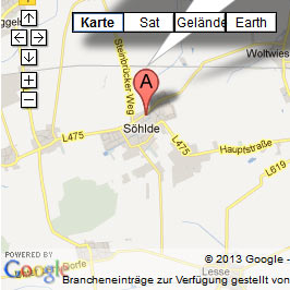 Anfahrt über google Maps